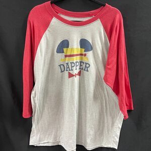 Disney Dapper Day 2013 D23 ¾ Sleeve T Shirt 3XL